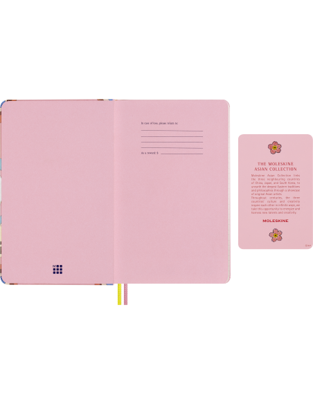 Kalendermärkmik Moleskine Sakura dateerimata 13x21cm, nädal