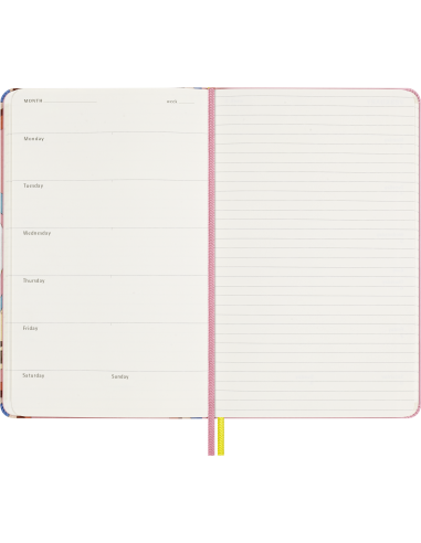 Kalendermärkmik Moleskine Sakura dateerimata 13x21cm, nädal