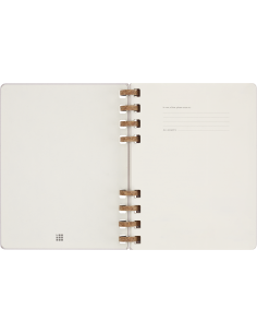 Kalendermärkmik Moleskine dateerimata 20x25cm, nädal, spiraal, valge 2