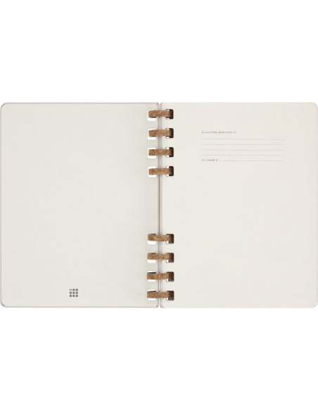 Kalendermärkmik Moleskine dateerimata 20x25cm, nädal, spiraal, valge