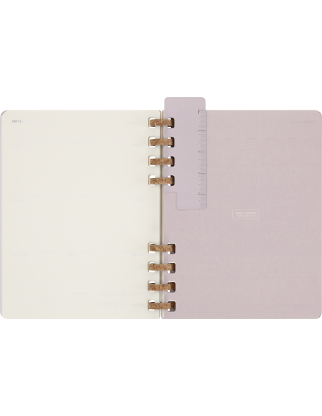 Kalendermärkmik Moleskine dateerimata 20x25cm, nädal, spiraal, valge