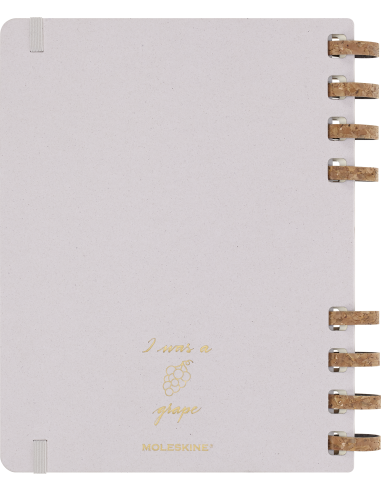 Kalendermärkmik Moleskine dateerimata 20x25cm, nädal, spiraal, valge
