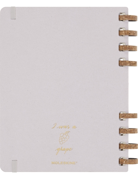Kalendermärkmik Moleskine dateerimata 20x25cm, nädal, spiraal, valge
