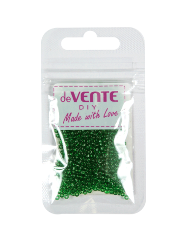 Helmed deVENTE ümmargused, läbipaistvad, Ø 2 mm, roheline