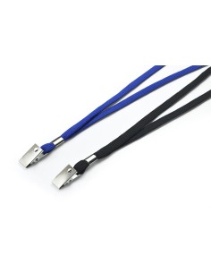 Tekstiilpael 10mm, krokoklambriga, must 1tk.