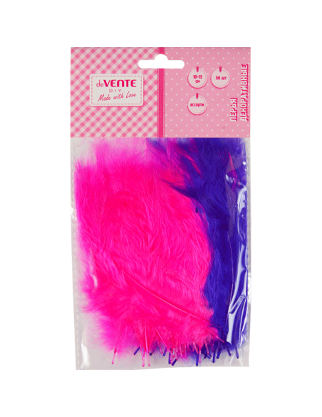 Dekoratiivsed suled deVENTE Roosa miks 10-15cm 50tk/pk, naturaalsed kalkuni