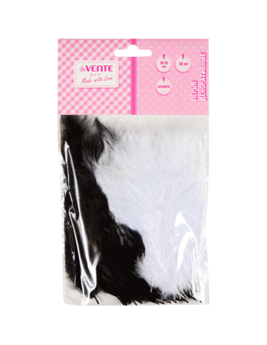 Dekoratiivsed suled deVENTE Must miks 10-15cm 50tk/pk, naturaalsed kalkuni