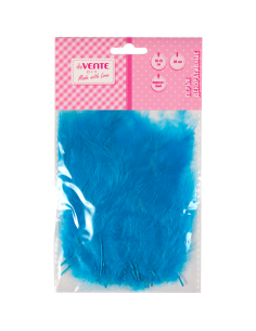 Dekoratiivsed suled deVENTE 10-15cm 30tk/pk, naturaalsed kalkuni, helesinised