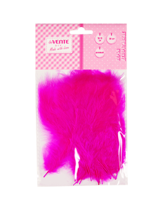 Dekoratiivsed suled deVENTE 10-15cm 30tk/pk, naturaalsed kalkuni, roosad
