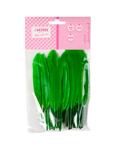 Dekoratiivsed suled deVENTE 10-15cm 30tk/pk, naturaalsed hani, rohelised