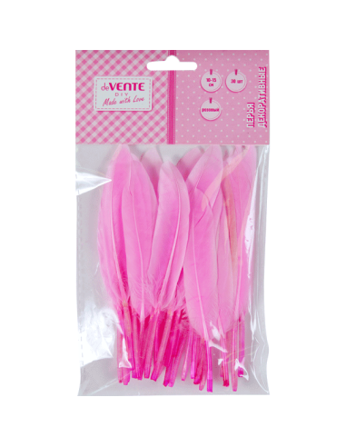 Dekoratiivsed suled deVENTE 10-15cm 30tk/pk, naturaalsed hani, roosad