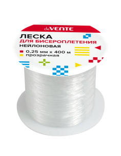 Tamiil (jõhv) deVENTE 0.25mm 400m nailon, läbipaistev