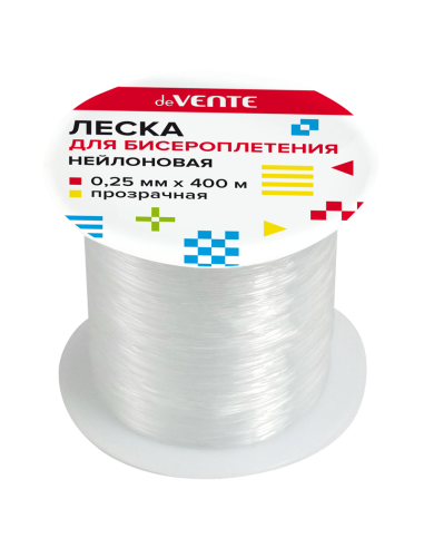 Tamiil (jõhv) deVENTE 0.25mm 400m nailon, läbipaistev