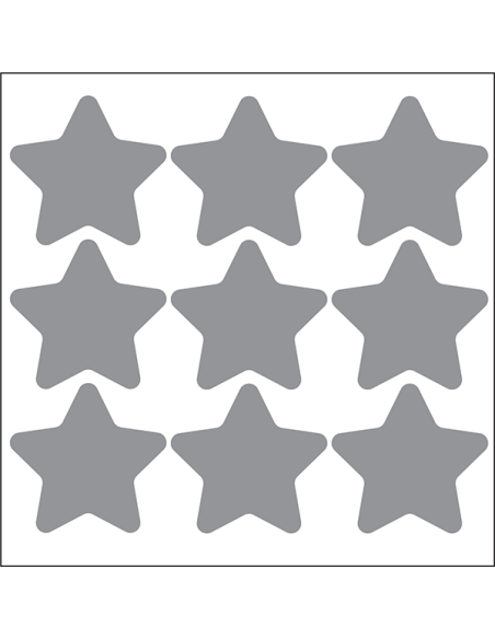 Dekoratiivsed kleepsud deVENTE Stars 4.8x4.8cm 9tk/pk