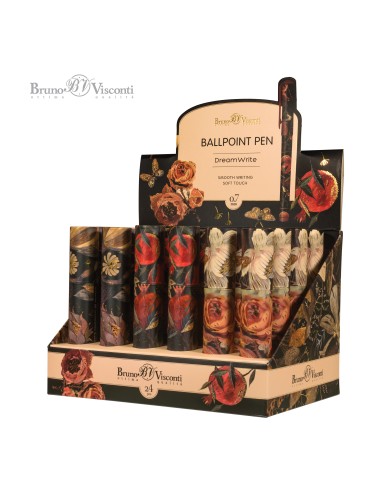 Pastapliiats Bruno Visconti DreamWrite Flora.Black night 0.7mm sinine assortii