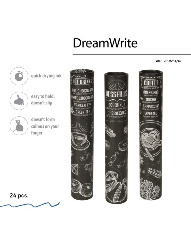 Pastapliiats Bruno Visconti DreamWrite Caffè nero 0.7mm sinine assortii