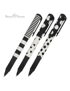 Pastapliiats Bruno Visconti DreamWrite Black&White 0.7mm sinine assortii