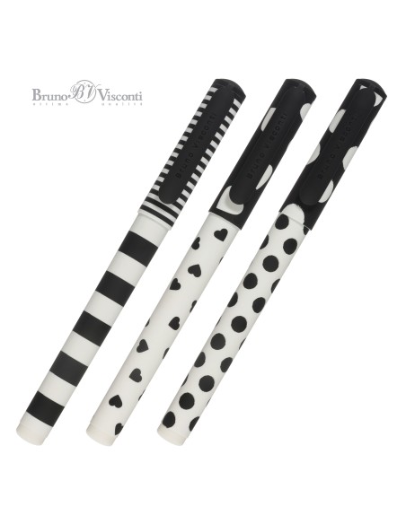Pastapliiats Bruno Visconti DreamWrite Black&White 0.7mm sinine assortii