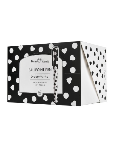 Pastapliiats Bruno Visconti DreamWrite Black&White 0.7mm sinine assortii