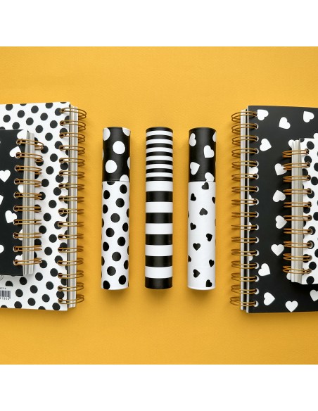Pastapliiats Bruno Visconti DreamWrite Black&White 0.7mm sinine assortii