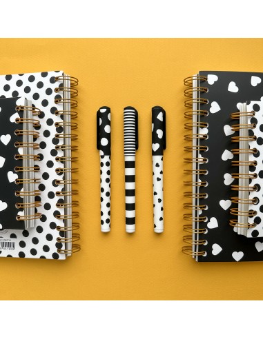 Pastapliiats Bruno Visconti DreamWrite Black&White 0.7mm sinine assortii