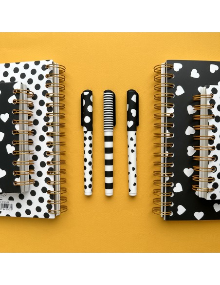 Pastapliiats Bruno Visconti DreamWrite Black&White 0.7mm sinine assortii