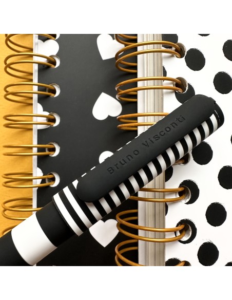 Pastapliiats Bruno Visconti DreamWrite Black&White 0.7mm sinine assortii