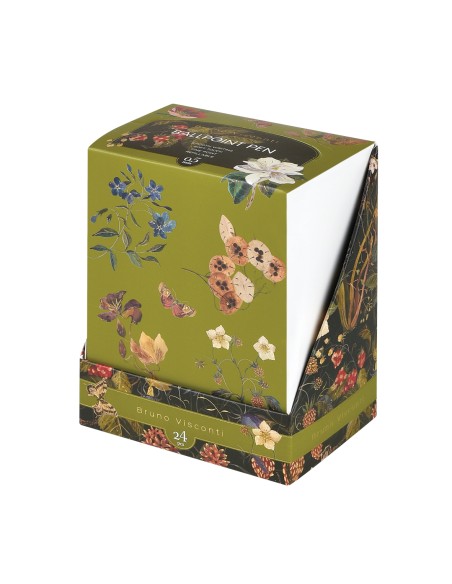 Pastapliiats Bruno Visconti ArtClick Flora.Black night 0.5mm sinine assortii
