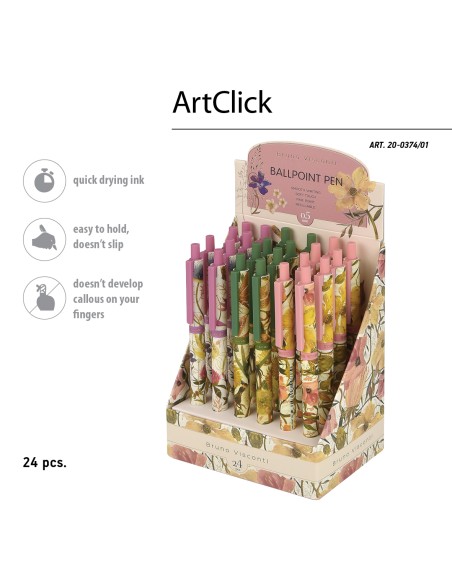 Pastapliiats Bruno Visconti ArtClick Flora.Bloom flowers 0.5mm sinine assortii