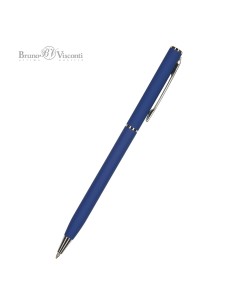 Blue ink metal body ballpen "PALERMO" 0,7 MM, blue body