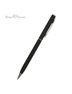 Blue ink metal body ballpen "PALERMO" 0,7 MM, black body