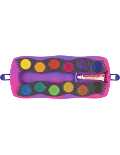 Vesivärvid Faber-Castell Connector Unicorn 12 värvi 2