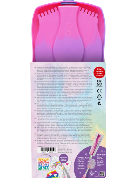 Con paint box 12 unicorn chinese white
