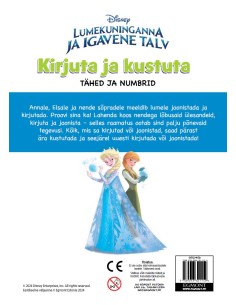 Lumekuninganna ja igavene talv. Kirjuta ja kustuta. Tähed ja numbrid 2