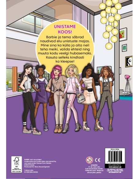 Barbie. Tüdrukud unistuste majas. Meik, ehted ja kodukujundus