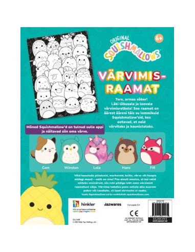 Squishmallows. Värvimisraamat