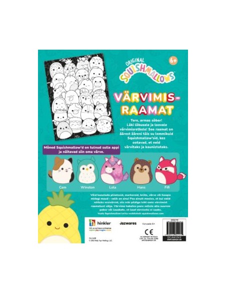 Squishmallows. Värvimisraamat