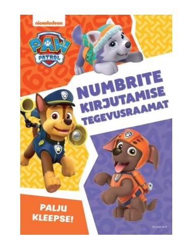 Paw Patrol. Numbrite kirjutamise tegevusraamat