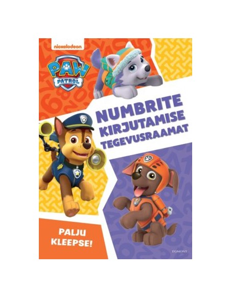 Paw Patrol. Numbrite kirjutamise tegevusraamat
