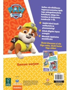 Paw Patrol. Numbrite kirjutamise tegevusraamat 2