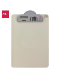 Clipboard A4 grey with calculator 2
