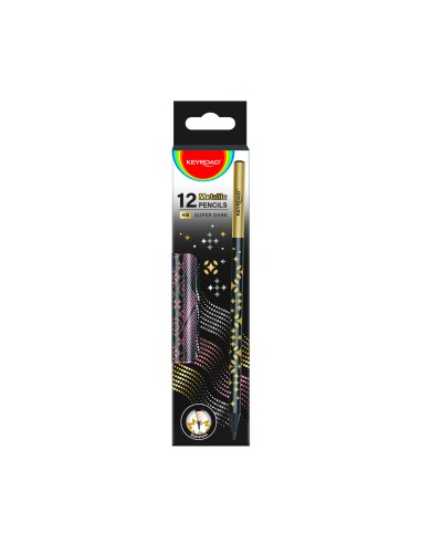 Harilik pliiats Keyroad HB Fashion, must 1tk