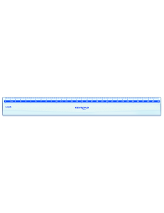 30cm classic plastic ruler, 1pc/OPP bag with header 2