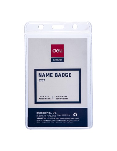 Name Badge & Lanyard Inner core size: 95×68mm BLUE