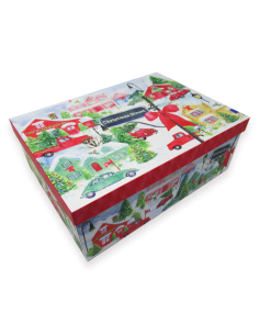 Kinkekarp College 31x22.5x11.8cm Xmas street