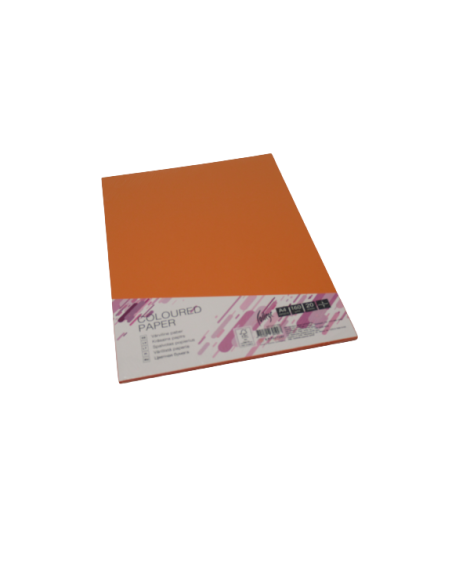 Kartong College A4/20l, 160g/m2,   oranž
