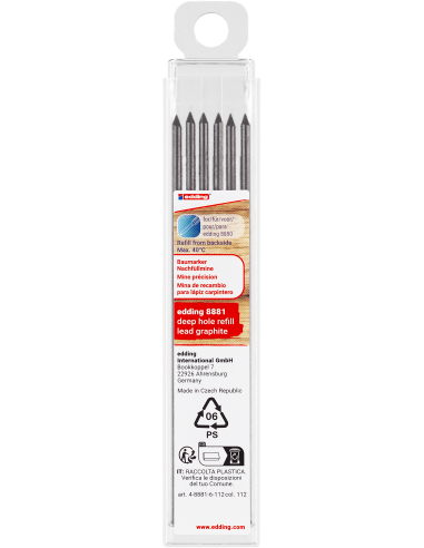 e-8881 Deep hole refill lead graph. 6s