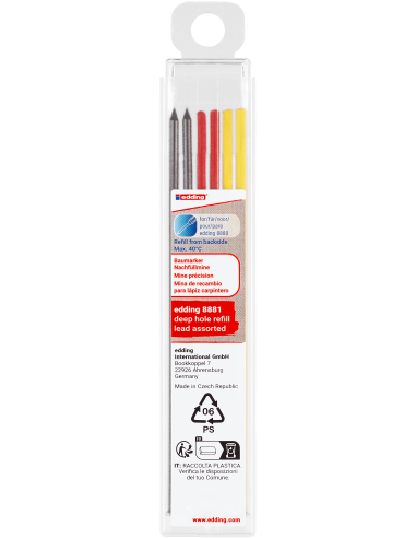 e-8881 Deep hole refill lead assort. 6s