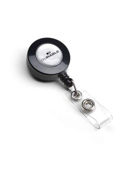 Badge Reel Durable 80cm black