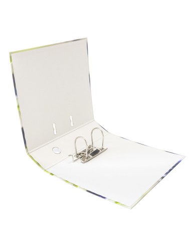 Registraator College A4 7cm paber/paber pildiga, Lilled mix